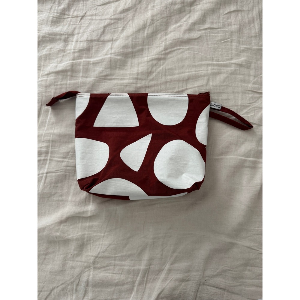 Storq Kit Bag Geometric Abstract Nylon Zipper Pouch Organizer
